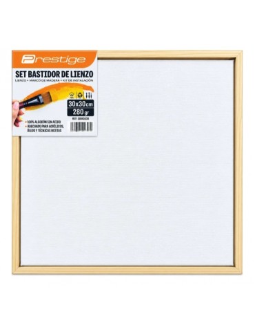 BASTIDOR DE LIENZO 30X30 280GR